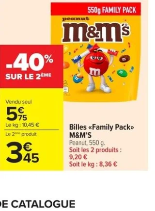 Billes «Family Pack» M&M'S