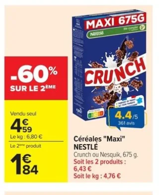Céréales "Maxi" NESTLÉ