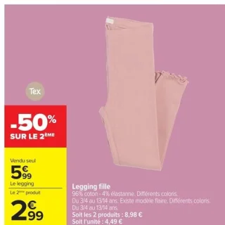 Legging fille Tex