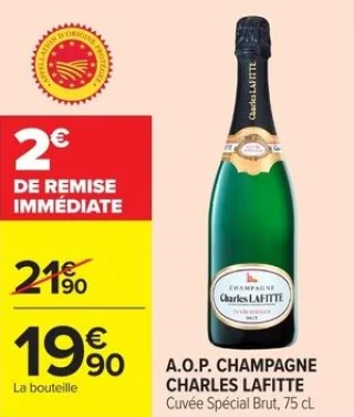 A.O.P. CHAMPAGNE CHARLES LAFITTE Cuvée Spécial Brut