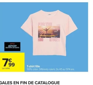 T-shirt fille Netflix K-POP DEMON HUNTERS