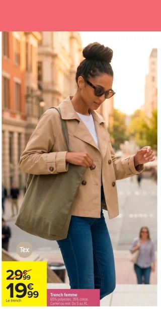Trench femme Tex