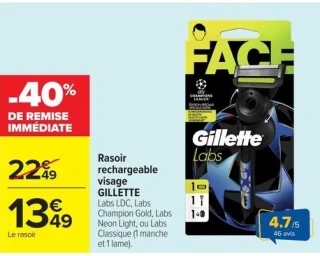Rasoir rechargeable visage GILLETTE Labs