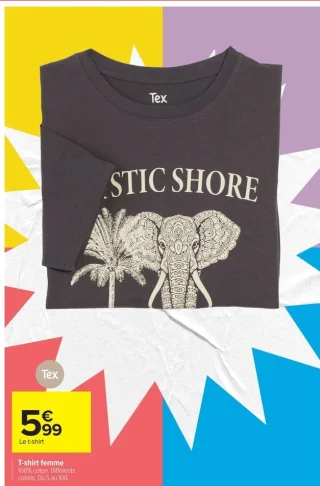 T-shirt femme Tex