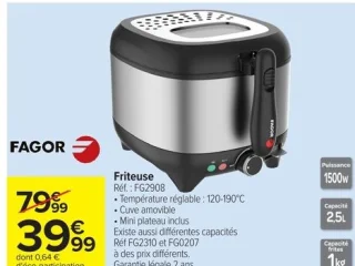 Friteuse Fagor FG2908