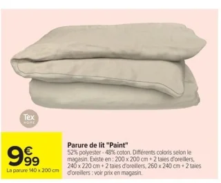 Parure de lit "Paint" Tex Home