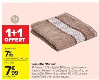 Serviette "Ruben" Tex Home