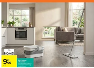 Kit nettoyage rétractable Carrefour Home