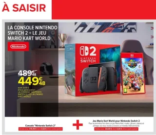 Console Nintendo Switch 2 + Jeu Mario Kart World