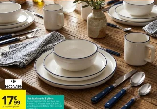 Set étudiant de 8 pièces HOME