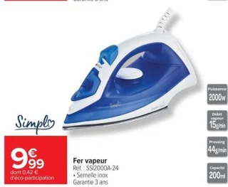 Fer vapeur Simpl SSI2000A-24