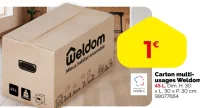 Carton multi-usages Weldom 45 L