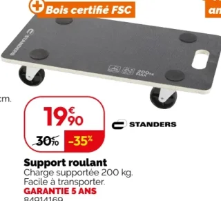 Support roulant Standers