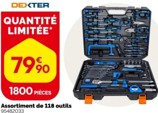 Assortiment de 118 outils Dexter