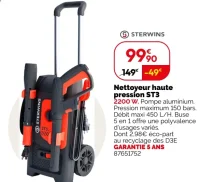 Nettoyeur haute pression ST3 Sterwins