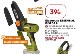 Élagueuse ESSENTIAL EJ320E.9