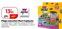 Piège mouches Maxi Captures Acto
