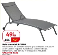 Bain de soleil RIVERA