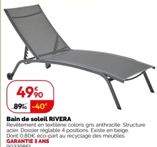 Bain de soleil RIVERA