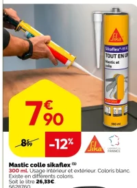 Mastic colle sikaflex