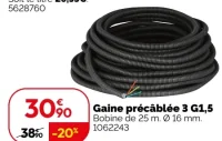 Gaine précâblée 3 G1,5
