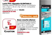 Sous-couche silence AXTON