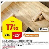 Sol stratifié intenso DESIGN ORITO 2 Artens