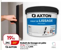 Enduit de lissage en pâte AXTON