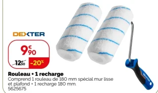 Rouleau + 1 recharge DEXTER
