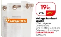 Voilage tamisant Waska