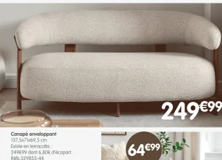 Canapé enveloppant