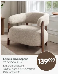 Fauteuil enveloppant