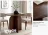 Promo Table ronde effet noyer