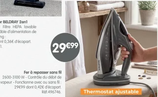 Fer à repasser sans fil Goodmans