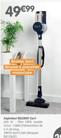 Aspirateur BELDRAY 2en1