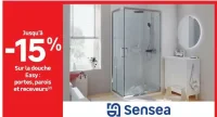 Douche Easy Sensea: portes, parois et receveurs