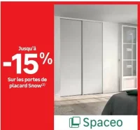 Portes de placard Snow Spaceo