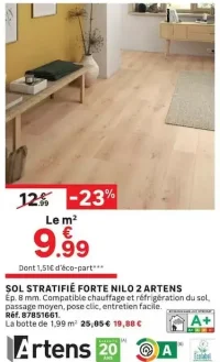 SOL STRATIFIÉ FORTE NILO 2 ARTENS