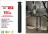 Promo PIED DE MEUBLE RÉGLABLE CARRÉ EN ACIER NOIR