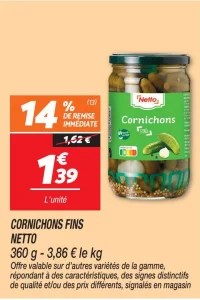 Cornichons fins