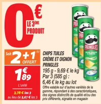 Chips tuiles crème et oignon