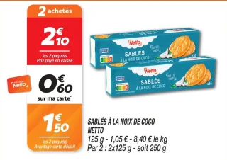 Sablés à la noix de coco 