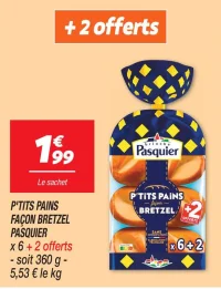 P'tits pains façon bretzel 