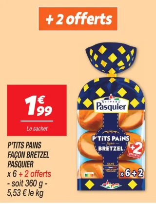 P'tits pains façon bretzel 