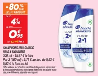 Shampooing 2en1 classic 