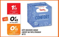 Boîte mouchoirs cubique confort  x60 triple épaisseur