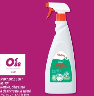 Spray javel 3 en 1 