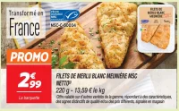 Filets de merlu blanc meunière msc 