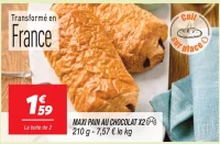 Maxi pain au chocolat x2