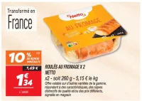 Roulés au fromage x 2 